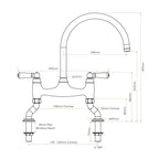 Bidbury & Co Moreton Kitchen Tap — Chrome