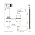 Bidbury & Co Taynton Kitchen Tap — Chrome