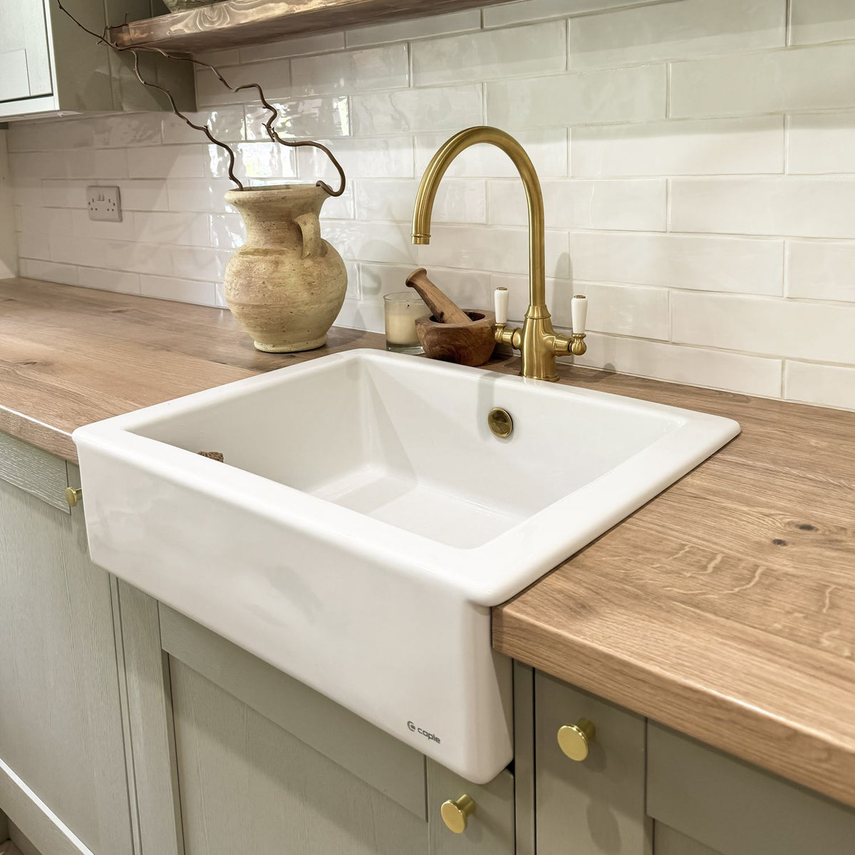 Bidbury & Co Amesbury Kitchen Tap — Old English Brass