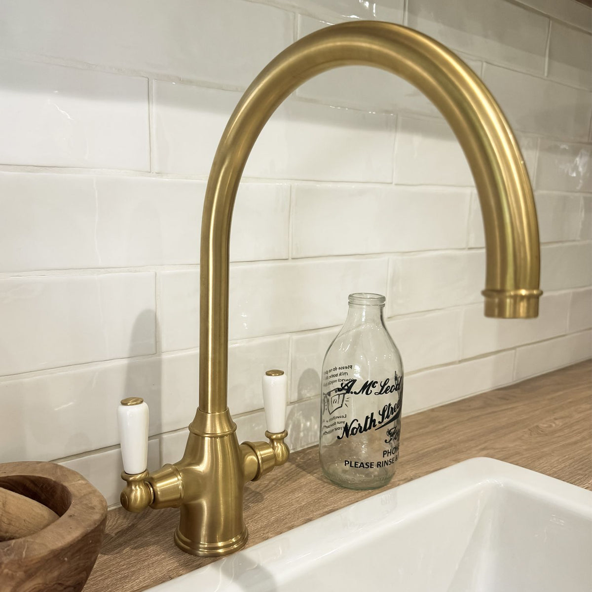 Bidbury & Co Amesbury Kitchen Tap — Old English Brass