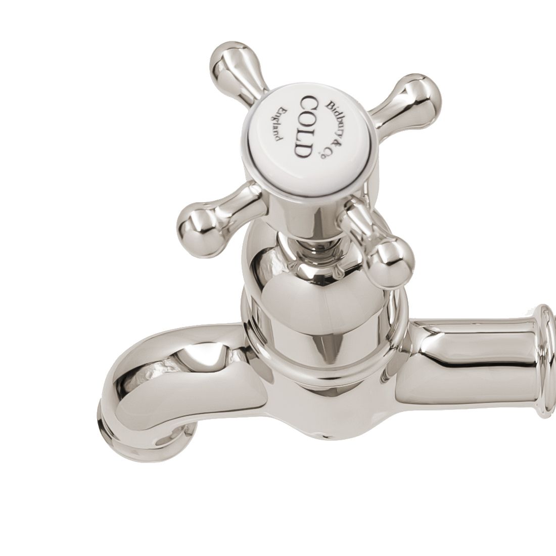 Bidbury & Co Caswell Kitchen Tap — Polished Nickel